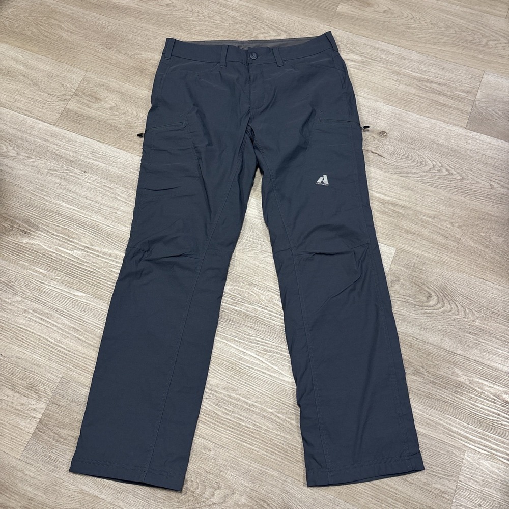 Eddie Bauer First Ascent Guide Pro Cargo Pants Men's 36x34 Gray Fleece Lined
